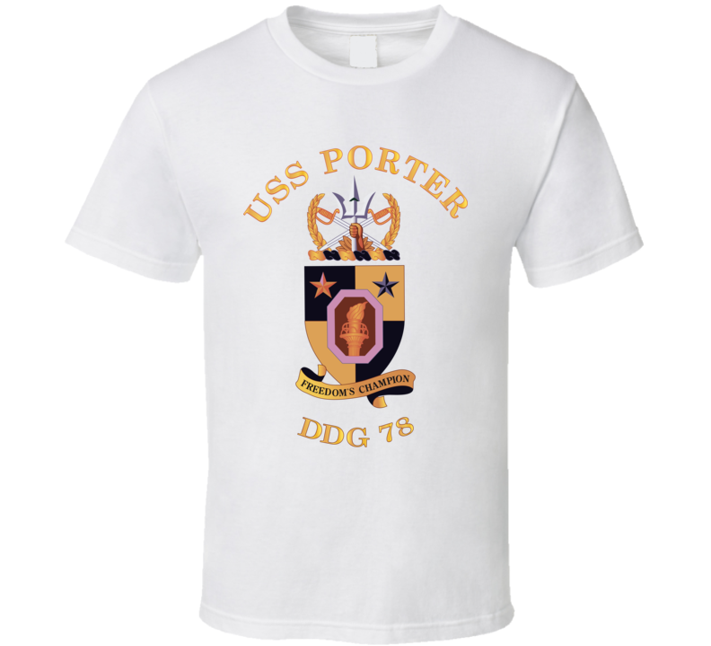 Navy - Uss Porter Wo Backgrd Wo Txt T Shirt