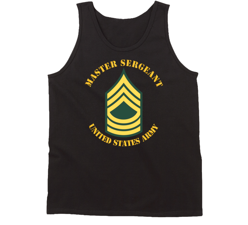 Army - Enlisted - MSG - Master Sergeant  - Std Tanktop