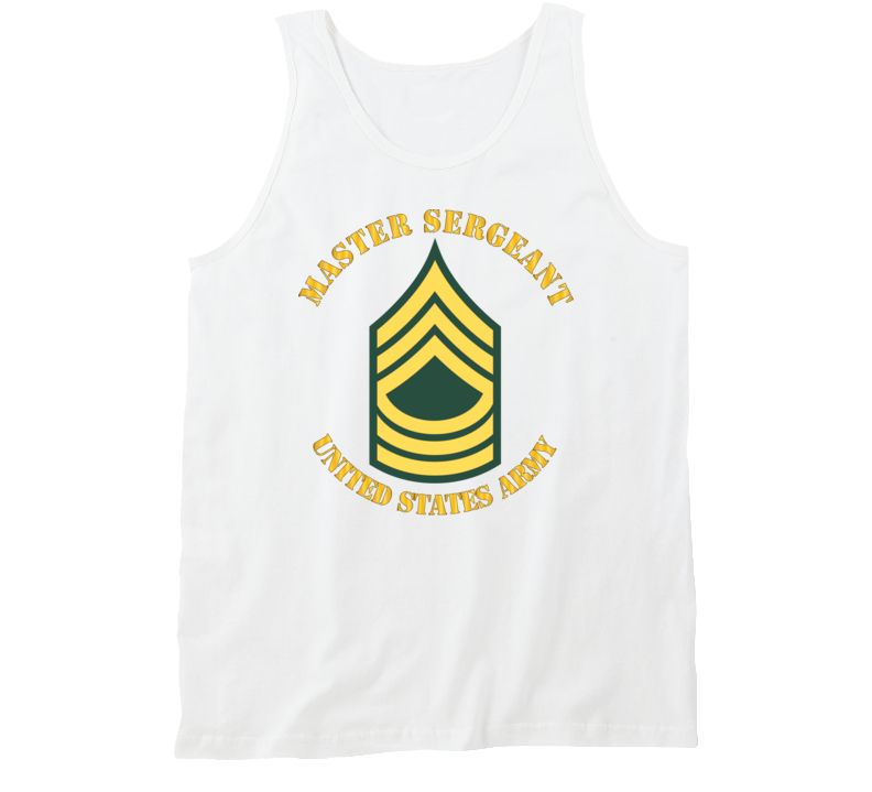 Army - Enlisted - MSG - Master Sergeant  - Std Tanktop