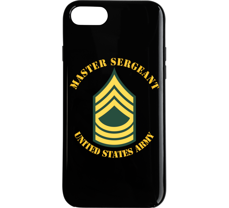 Army - Enlisted - MSG - Master Sergeant  - Std Phone Case