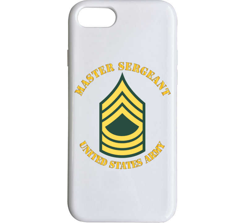 Army - Enlisted - MSG - Master Sergeant  - Std Phone Case