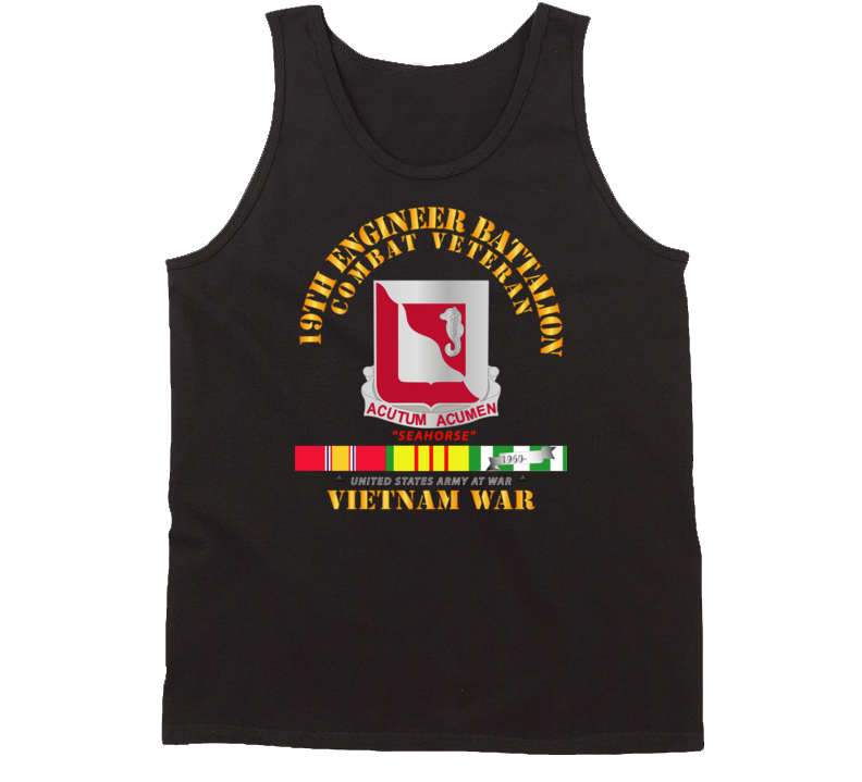 Army - 19th Engineer Battalion - W Vn Svc Tanktop