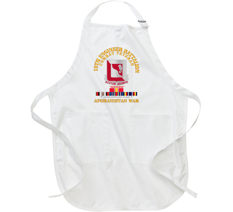 Army - 19th Engineer Battalion - Afghanistan War W Svc Apron