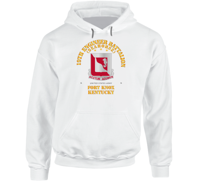 Army - 19th Engineer Battalion - Ft Knox Ky Hoodie
