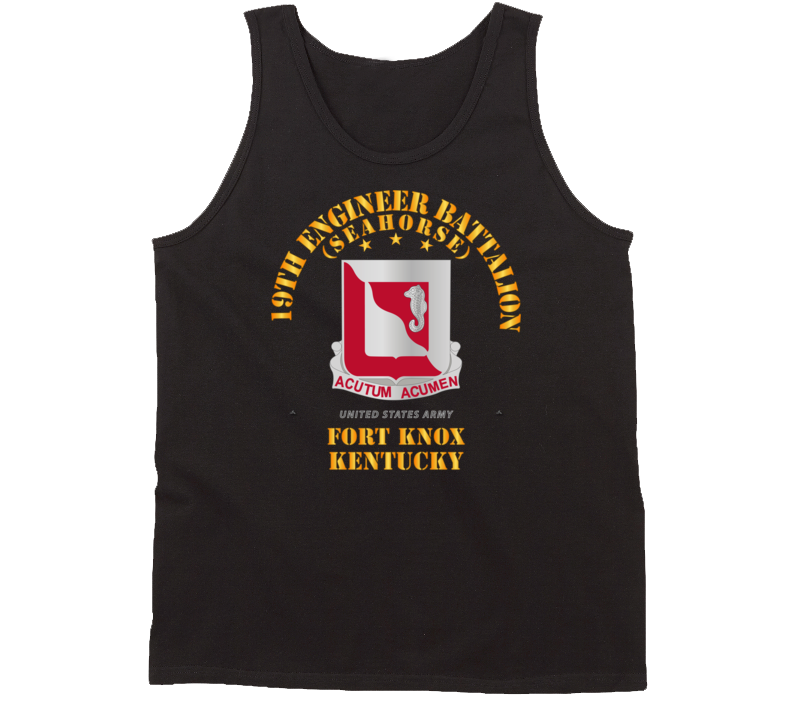 Army - 19th Engineer Battalion - Ft Knox Ky Tanktop