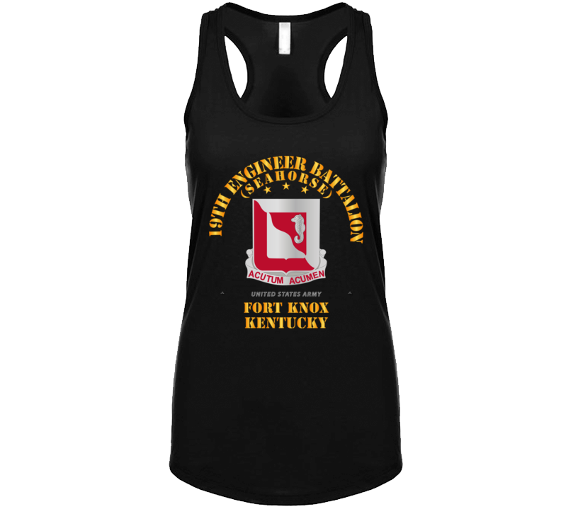 Army - 19th Engineer Battalion - Ft Knox Ky Ladies Tanktop
