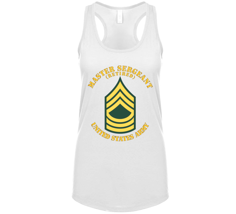 Army - Enlisted - MSG - Master Sergeant  - Std - Retired T Shirt