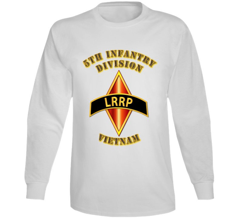 Emblem - 5th Infantry Division - Lrrp - Vietnam Long Sleeve
