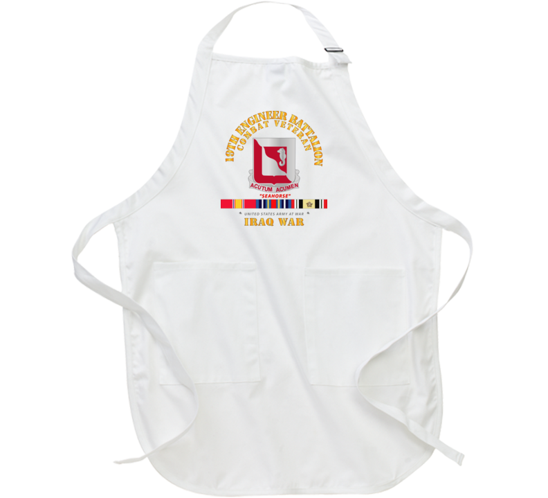 Army - 19th Engineer Battalion - Iraq War W Svc Apron