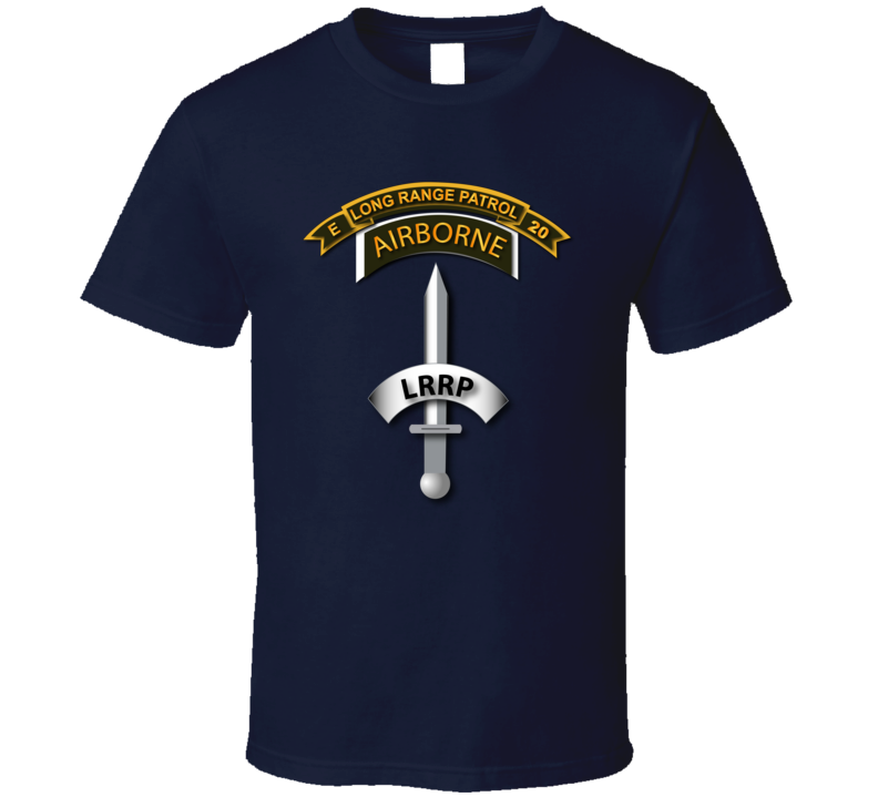 Sof - Vietnam - Co E 20th Inf Lrrp - Badge T Shirt