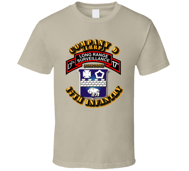 Sof - Co D - 17th Infantry - Lrrp T Shirt