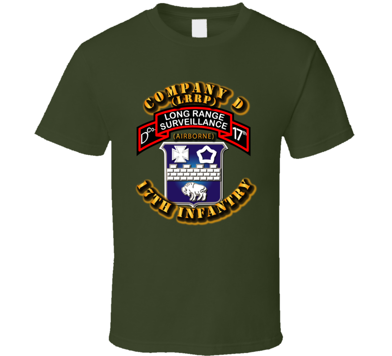 Sof - Co D - 17th Infantry - Lrrp T Shirt