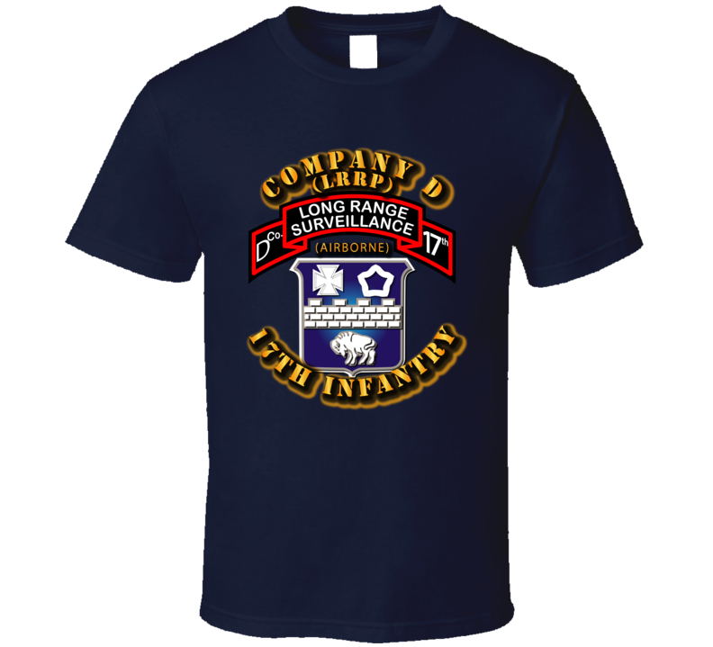 Sof - Co D - 17th Infantry - Lrrp T Shirt