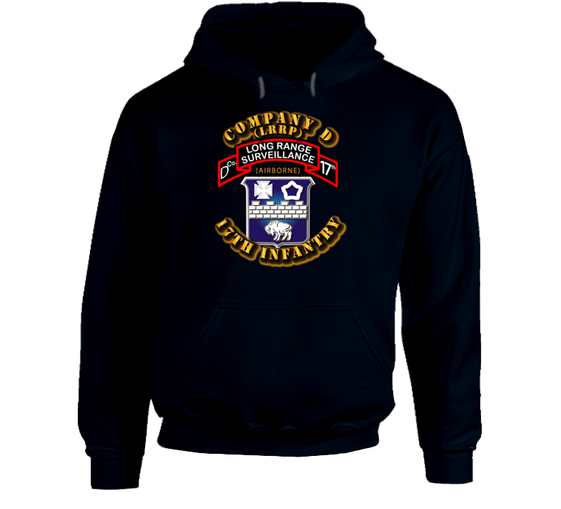 Sof - Co D - 17th Infantry - Lrrp Hoodie