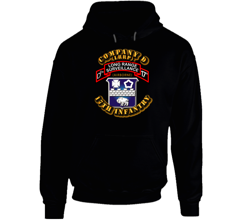 Sof - Co D - 17th Infantry - Lrrp Hoodie