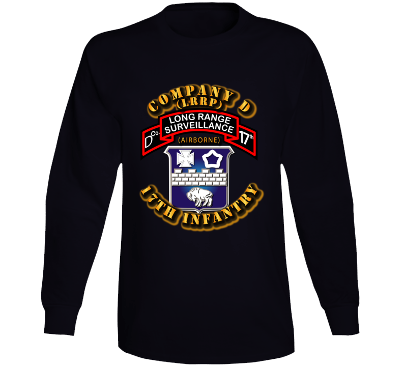 Sof - Co D - 17th Infantry - Lrrp Long Sleeve