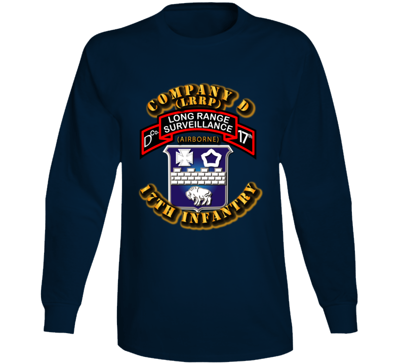 Sof - Co D - 17th Infantry - Lrrp Long Sleeve