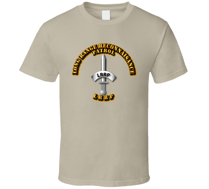 Army - Badge - Lrrp T Shirt