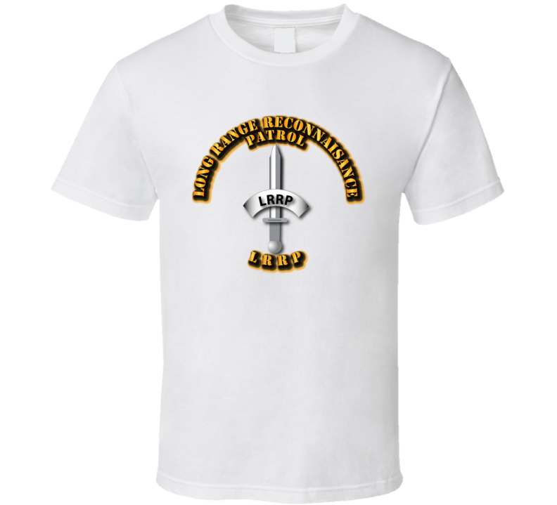 Army - Badge - Lrrp T Shirt