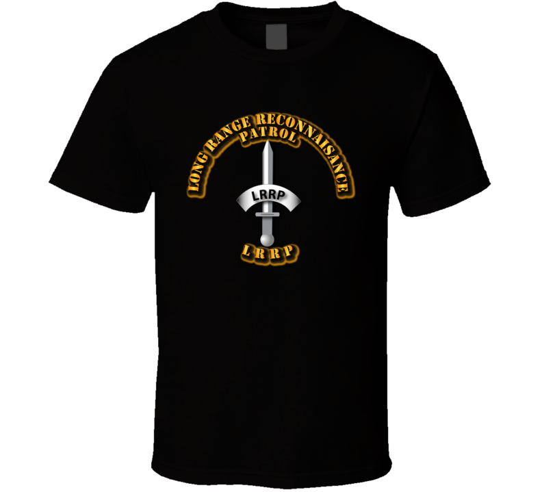 Army - Badge - Lrrp T Shirt
