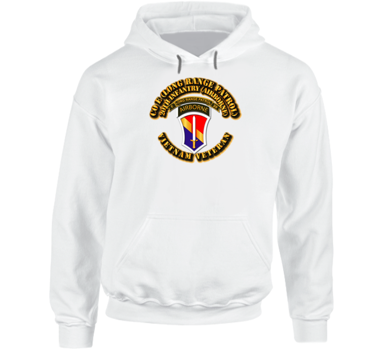 Sof - Vietnam - Co E 20th Inf Lrrp - 1st Field Force Hoodie