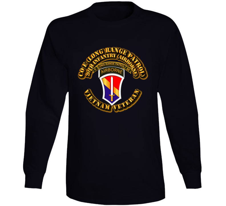 Sof - Vietnam - Co E 20th Inf Lrrp - 1st Field Force Long Sleeve