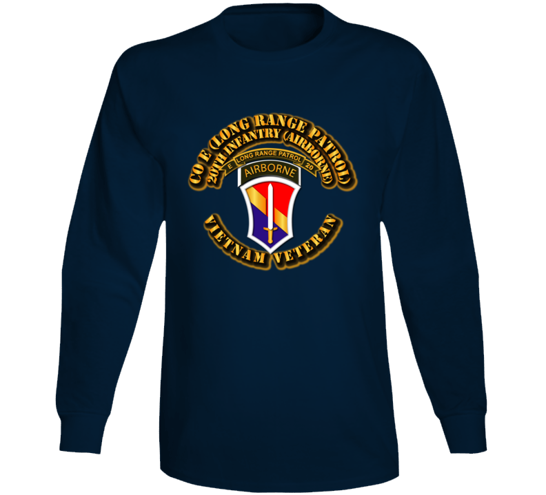 Sof - Vietnam - Co E 20th Inf Lrrp - 1st Field Force Long Sleeve