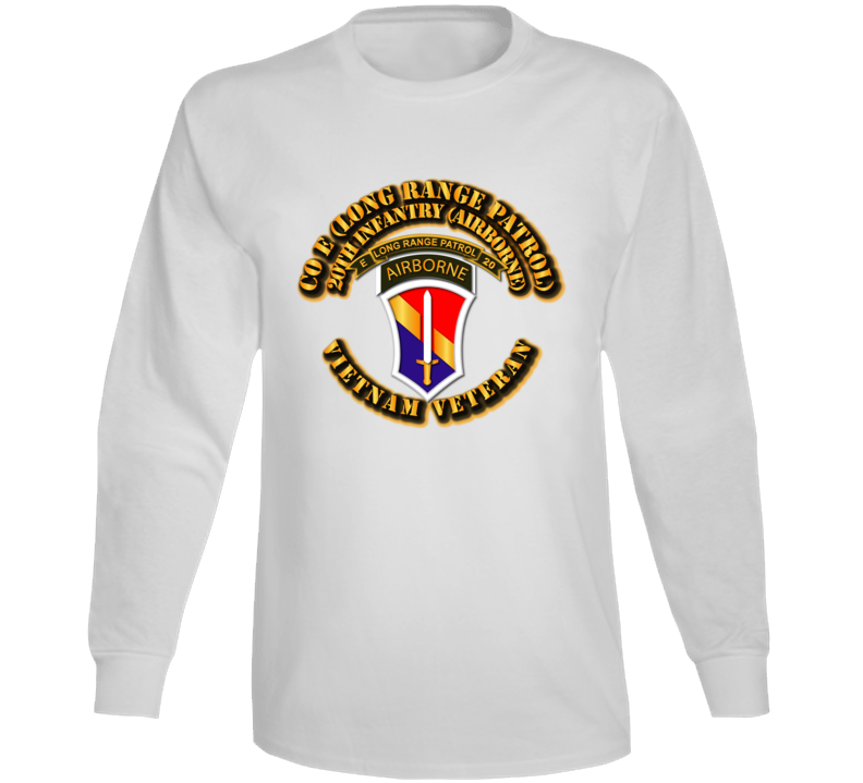 Sof - Vietnam - Co E 20th Inf Lrrp - 1st Field Force Long Sleeve