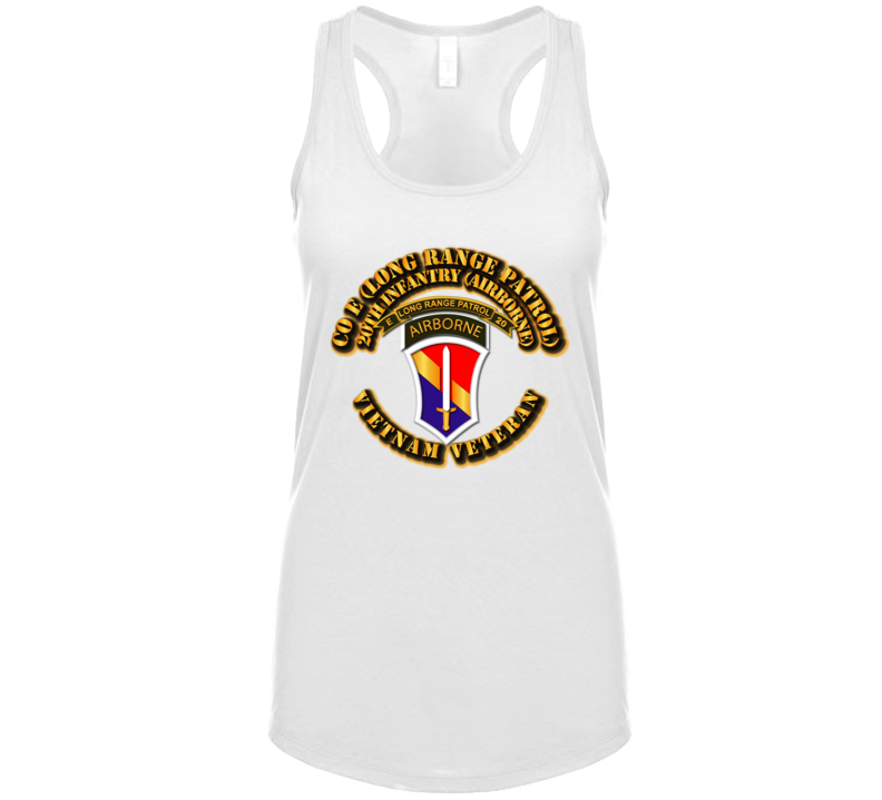Sof - Vietnam - Co E 20th Inf Lrrp - 1st Field Force Ladies Tanktop