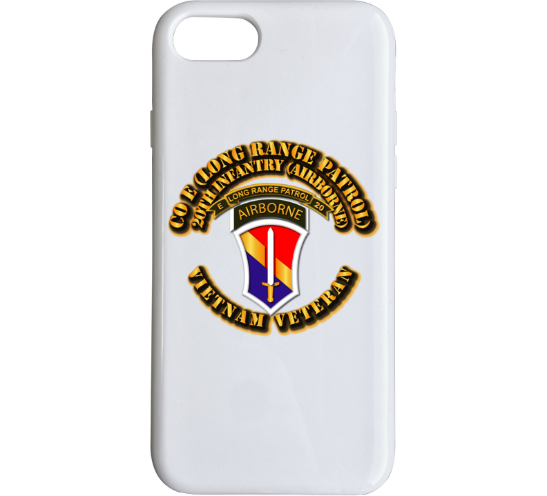 Sof - Vietnam - Co E 20th Inf Lrrp - 1st Field Force Phone Case