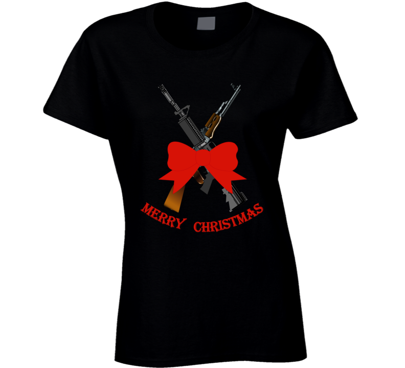 Weapons - Christmas Rifles - M4 - Ak T Shirt