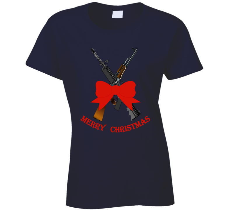Weapons - Christmas Rifles - M4 - Ak T Shirt