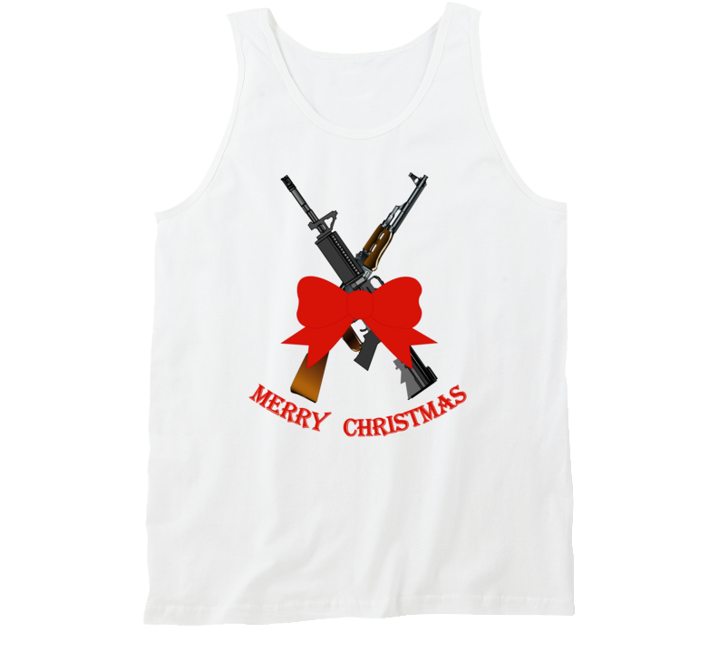 Weapons - Christmas Rifles - M4 - Ak Tanktop