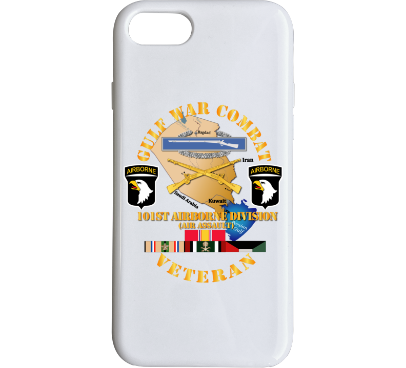 Army - Gulf War Combat Infantry Vet W 101st Abn D Ssi Phone Case