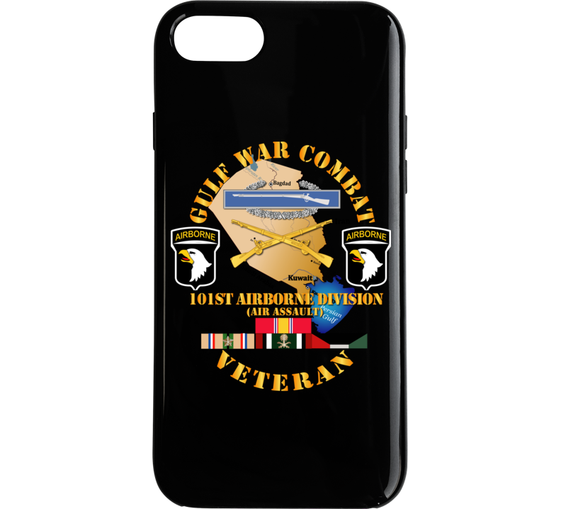 Army - Gulf War Combat Infantry Vet W 101st Abn D Ssi Phone Case