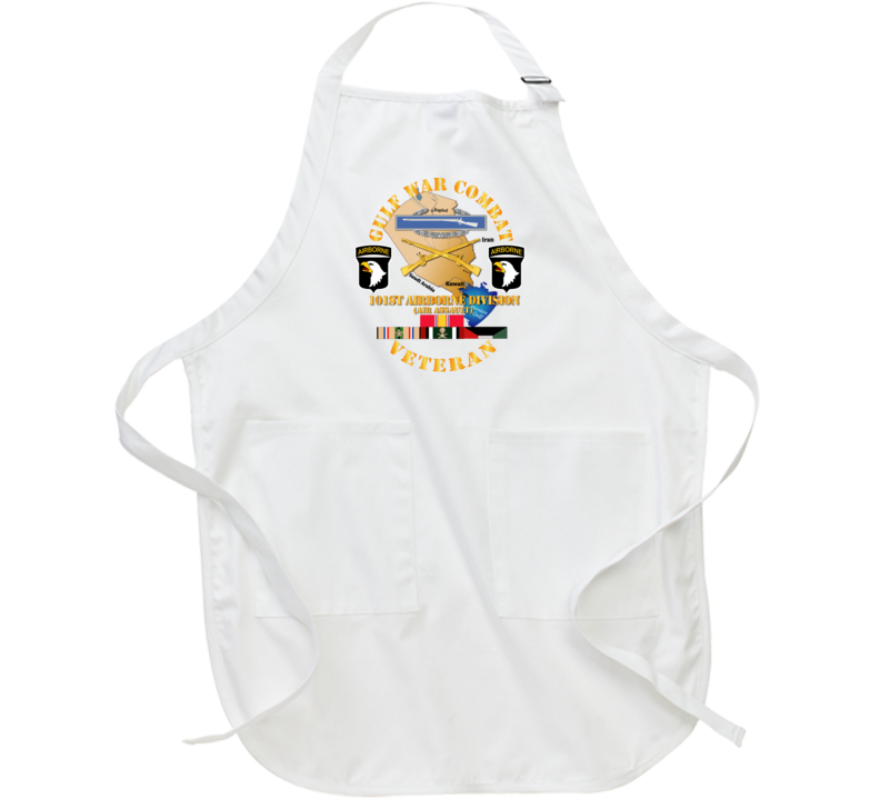 Army - Gulf War Combat Infantry Vet W 101st Abn D Ssi Apron