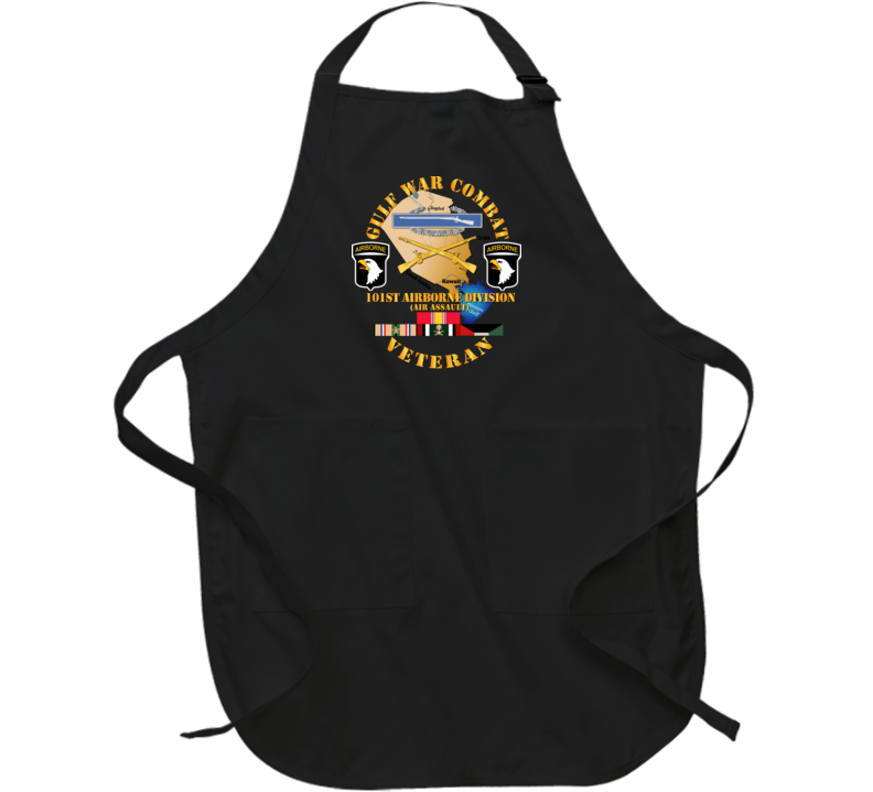Army - Gulf War Combat Infantry Vet W 101st Abn D Ssi Apron