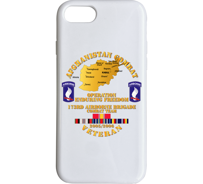 Army - Afghanistan Vet  - 173rd Airborne Bde - Oef - 2005 Phone Case