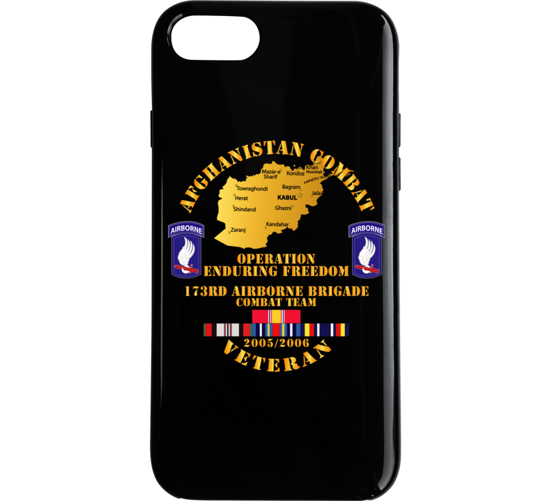 Army - Afghanistan Vet  - 173rd Airborne Bde - Oef - 2005 Phone Case