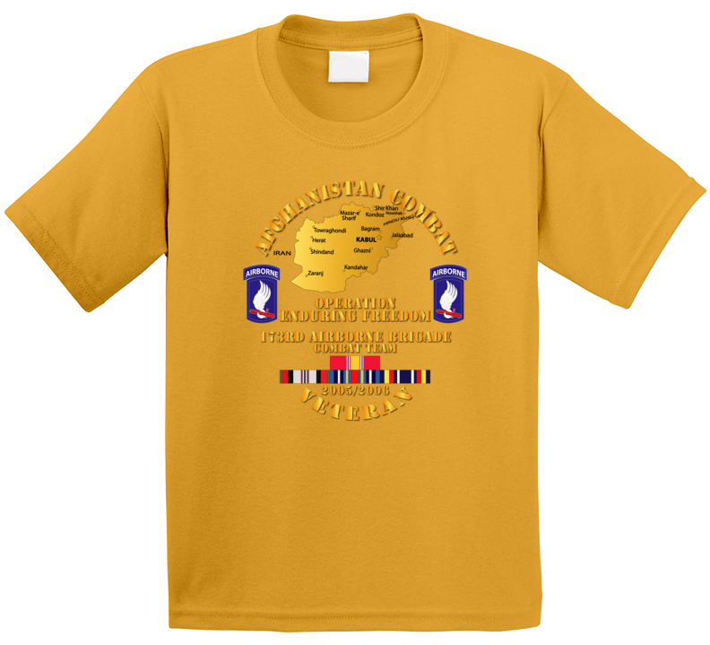 Army - Afghanistan Vet  - 173rd Airborne Bde - Oef - 2005 T Shirt