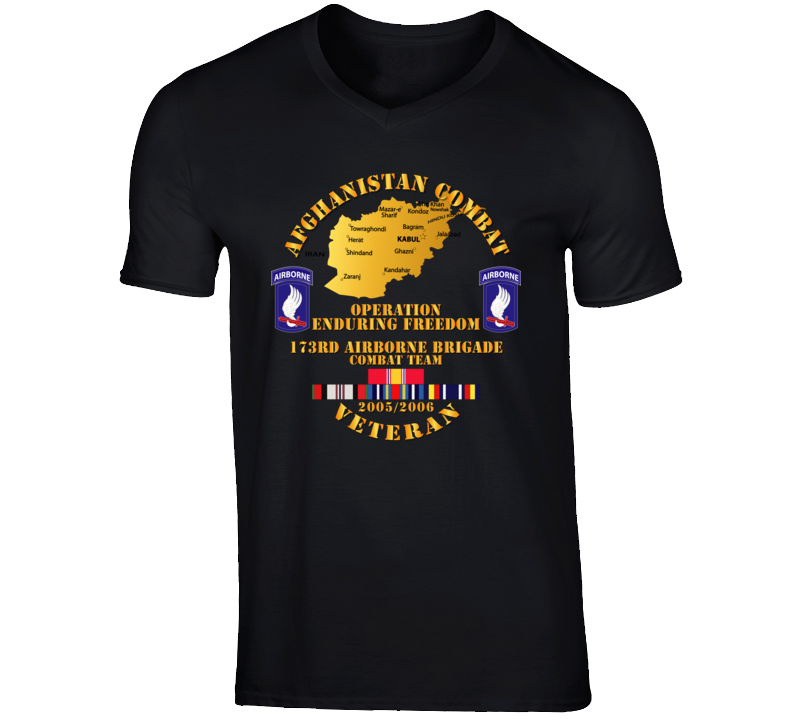 Army - Afghanistan Vet  - 173rd Airborne Bde - Oef - 2005 T Shirt