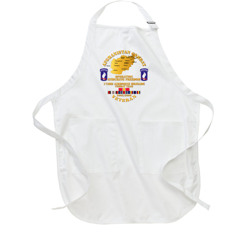 Army - Afghanistan Vet  - 173rd Airborne Bde - Oef - 2005 Apron