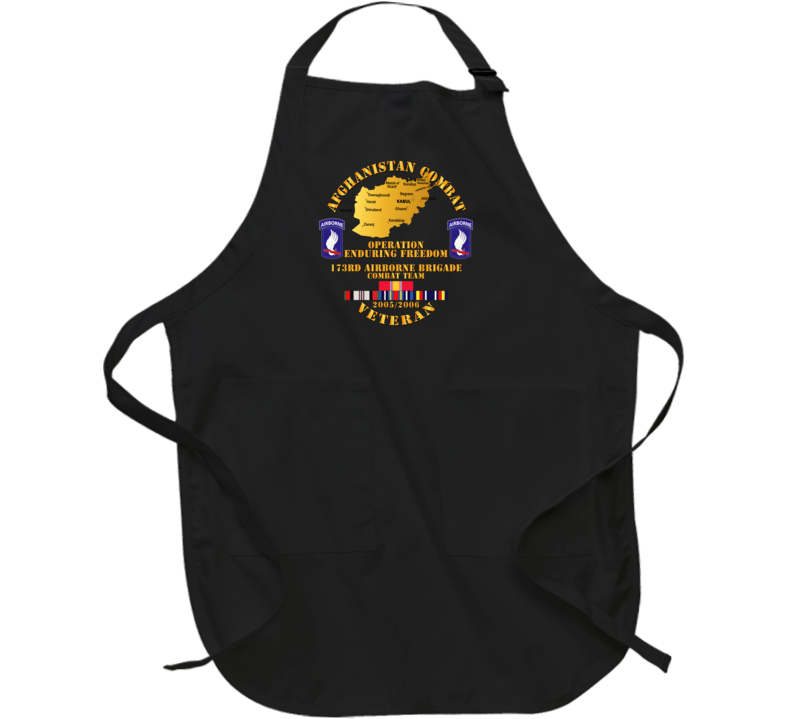 Army - Afghanistan Vet  - 173rd Airborne Bde - Oef - 2005 Apron