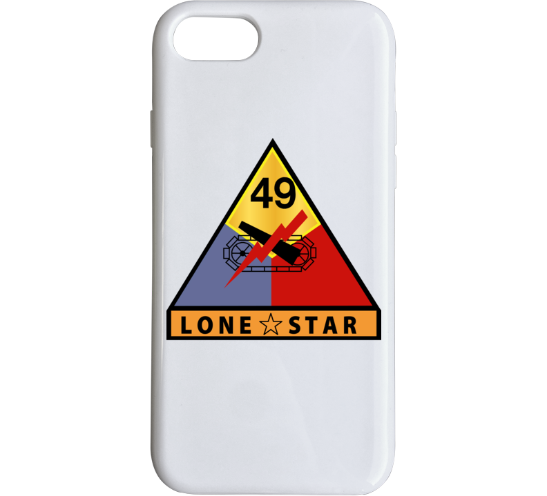 Army - 49th Armored Division - Lone Star Wo Txt Phone Case