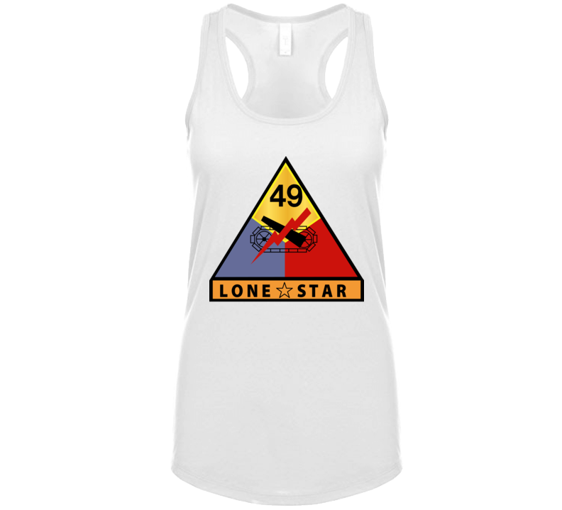 Army - 49th Armored Division - Lone Star Wo Txt T Shirt