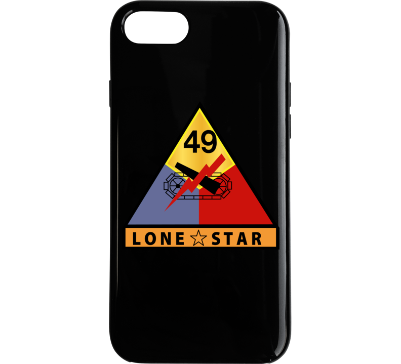 Army - 49th Armored Division - Lone Star Wo Txt Phone Case