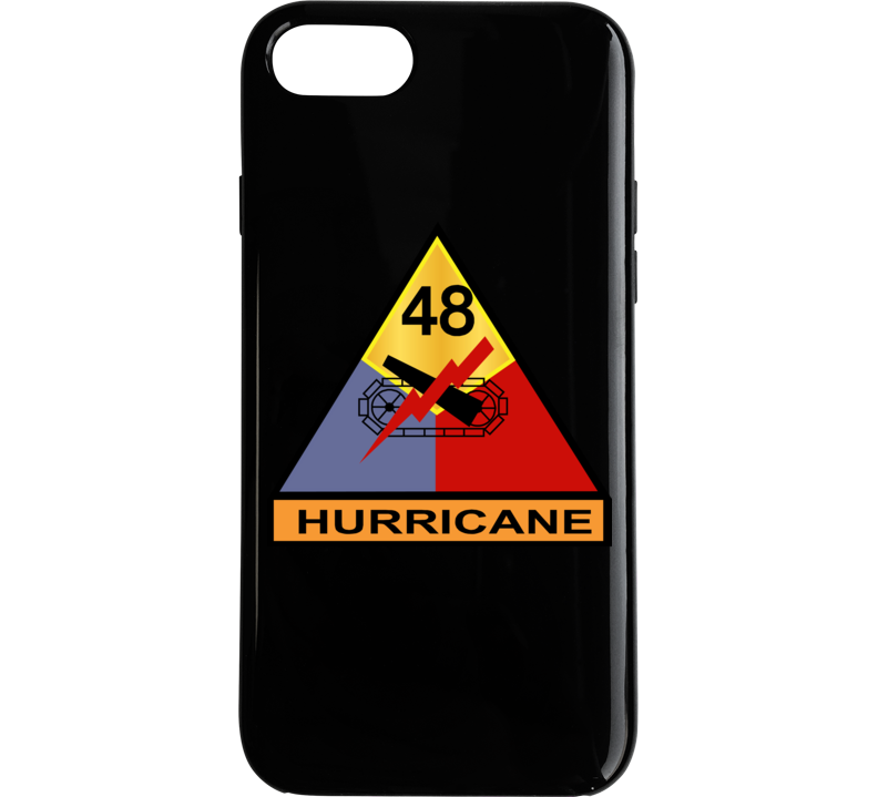 Army - 48th Armored Division - Hurricane Wo Txt Phone Case