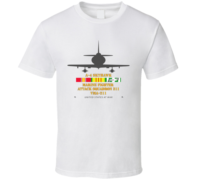 Usmc - A-4 Skyhawk - Vma 211 W Vn Svc T Shirt