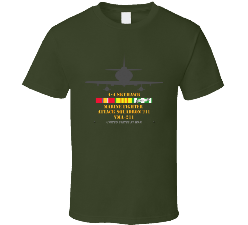 Usmc - A-4 Skyhawk - Vma 211 W Vn Svc T Shirt