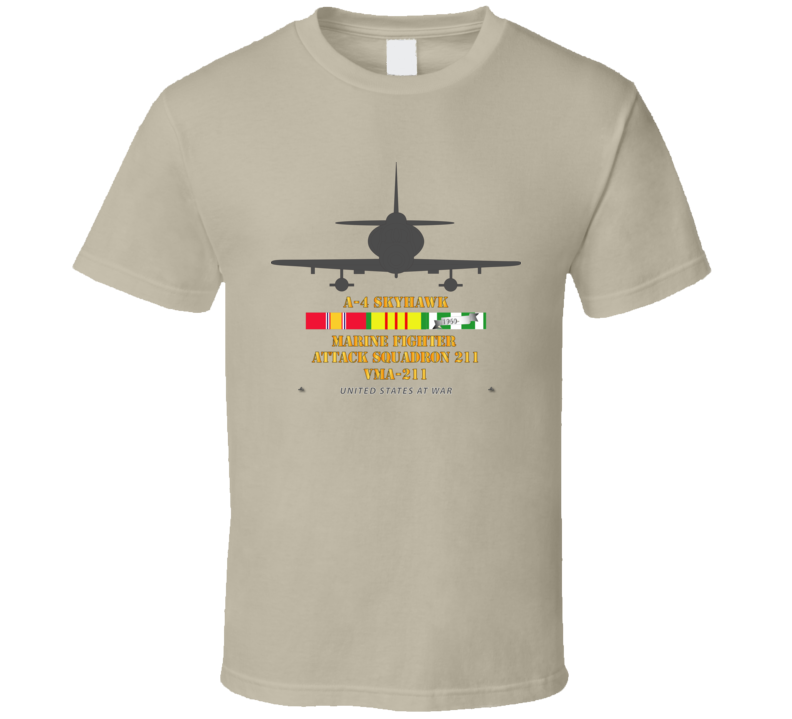 Usmc - A-4 Skyhawk - Vma 211 W Vn Svc T Shirt